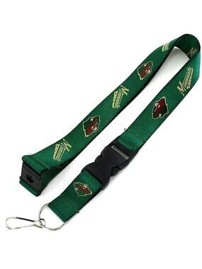 MINNESOTA WILD Lanyard Keychain With Detachable Buckle NHL Licensed NEW